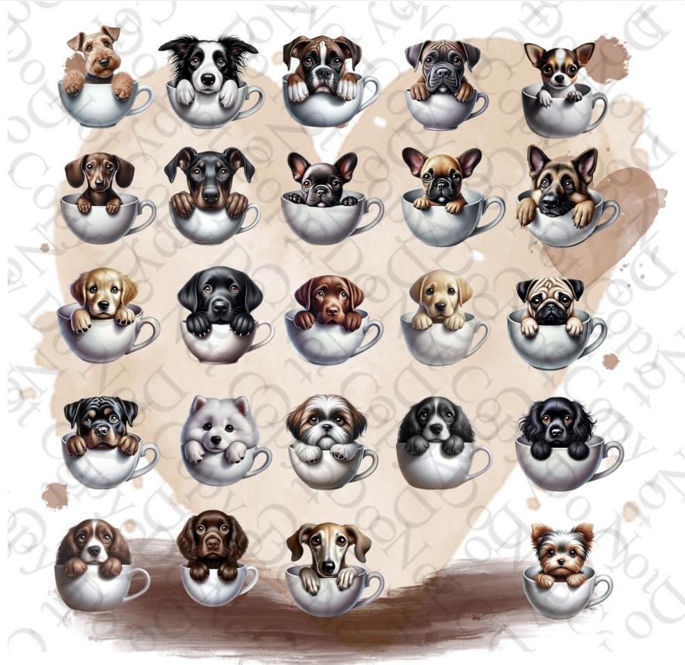 Personalised 'Pup In A Cup'  11oz mug.