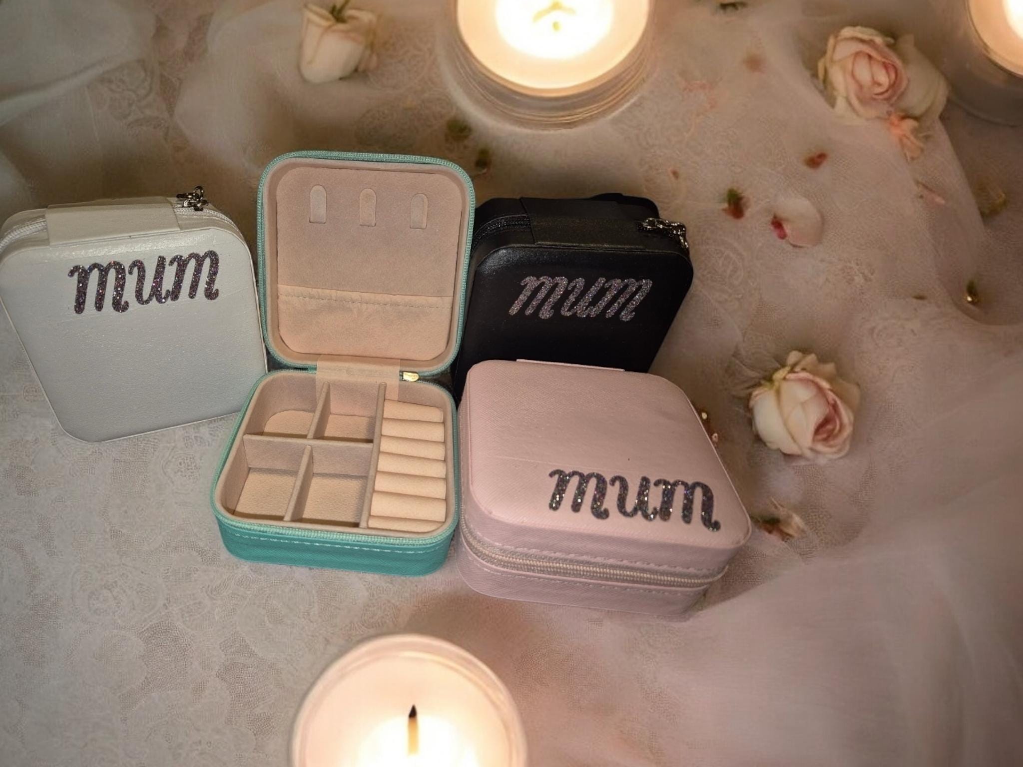 personalised mini/travel jewellery box