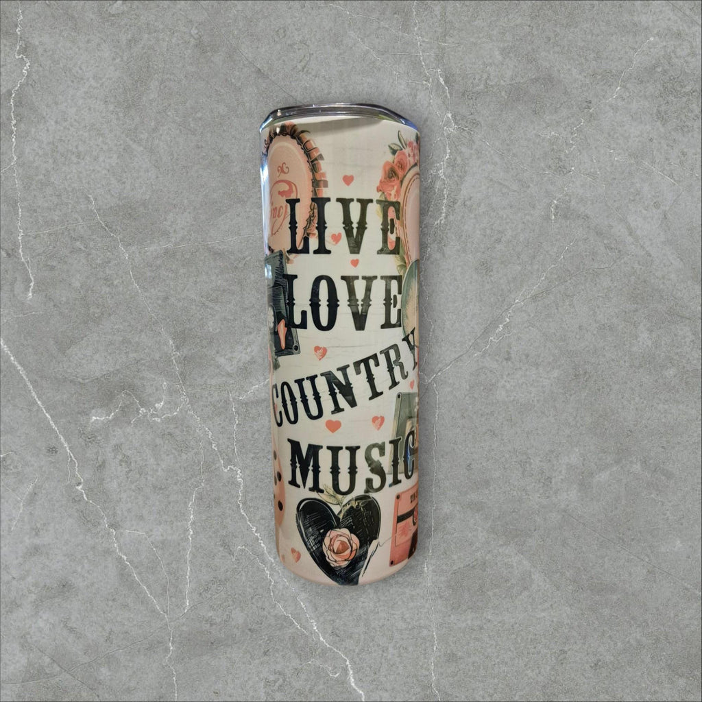 Country music 20oz tumbler