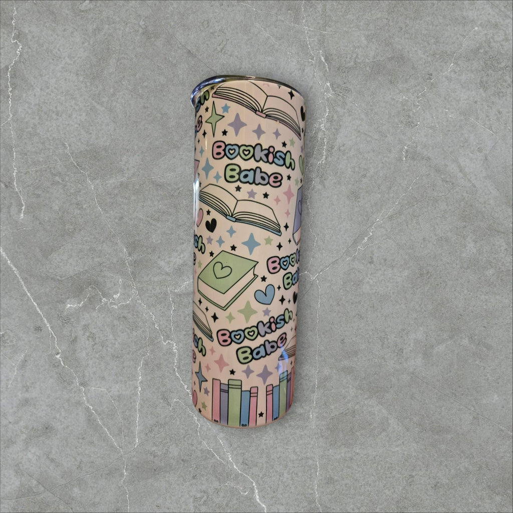 Bookish babe 20oz tumbler